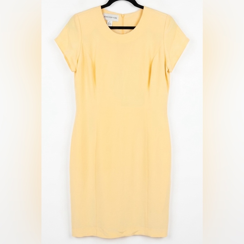 Jones New York 100% Silk Sheath Dress – Size 10